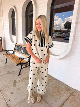 Load image into Gallery viewer, Polka Dot Fever Oatmeal Pant Set