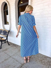Load image into Gallery viewer, Bright Hope Midi Blue Dress