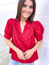 Load image into Gallery viewer, Create A Masterpiece Red Top