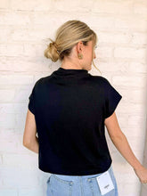 Load image into Gallery viewer, Hear Me Out Black Top