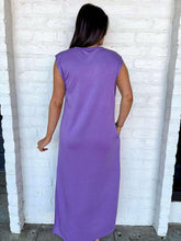 Load image into Gallery viewer, Heart On Fire Purple Dress