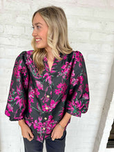 Load image into Gallery viewer, Glamorous Style Pink Jacquard Top