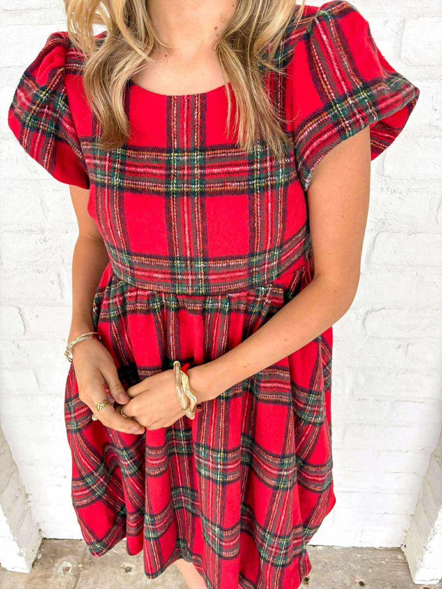 Good Times Red Plaid Dress – Shop Shoetique