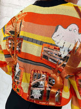 Load image into Gallery viewer, Queen Of Sparkles Multi Spooky Windows Cardigan