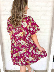 The Only Way Wine Dress