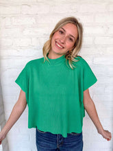 Load image into Gallery viewer, Here When Needed Kelly Green Top