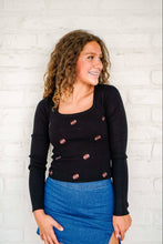 Load image into Gallery viewer, Hold That Thought Sweater Black Top
