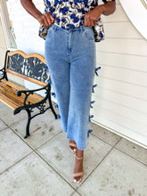 Load image into Gallery viewer, Seeing Bows Denim Pants