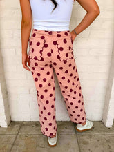 Load image into Gallery viewer, Come Along Pink Polka Dot Pants
