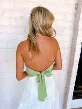Load image into Gallery viewer, A Chic Halter Sage Top
