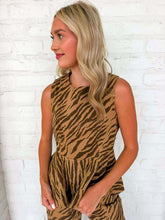 Load image into Gallery viewer, Eye Of The Tiger Brown Top