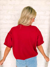 Load image into Gallery viewer, Basic Work Cabernet Top