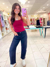 Load image into Gallery viewer, The Hero Black Barrel Denim Jeans