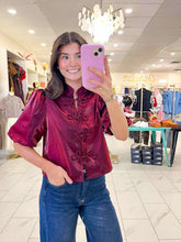 Load image into Gallery viewer, The Confirmation Status Burgundy Top