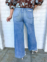 Load image into Gallery viewer, Take It Easy Wide Leg Denim Pants