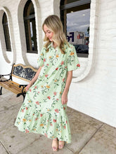 Load image into Gallery viewer, Greenery Gardens Floral Dress