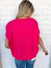 Load image into Gallery viewer, First To Know Hot Pink Sweater Vest