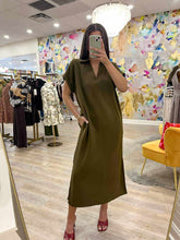 Load image into Gallery viewer, Good Time For Now Olive Dress