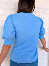 Load image into Gallery viewer, Stay Tuned Blue Top