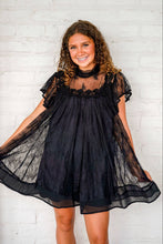 Load image into Gallery viewer, Make A Deal Black Lace Dress