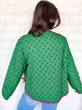 Load image into Gallery viewer, Happen With Love Green Jacket