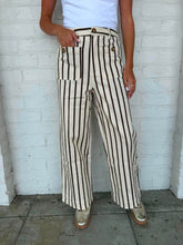 Load image into Gallery viewer, On The Stripe Side Brown Pants