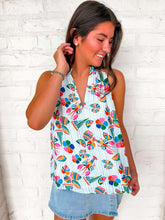 Load image into Gallery viewer, THML Lobster Art White Top