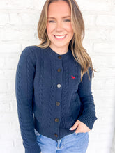 Load image into Gallery viewer, Falling For The Truth Navy Top