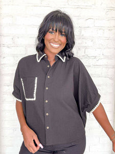 Comfortably Me Black Top