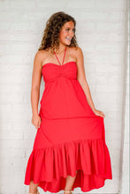 Load image into Gallery viewer, Hope For Better Red Midi Dress