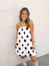 Load image into Gallery viewer, Spotted You White Bubble Dress