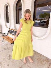 Load image into Gallery viewer, Leave It All Behind Lime Dress
