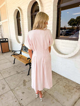 Load image into Gallery viewer, One Love Pink Midi Dress