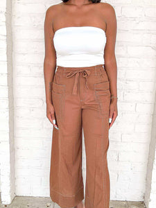 Letting You Know Camel Pants