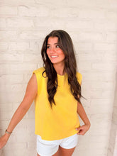 Load image into Gallery viewer, Simple Joys Yellow Top