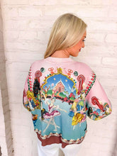 Load image into Gallery viewer, Queen Of Sparkles Multi Nutcracker Ballet Scene Cardigan ￼