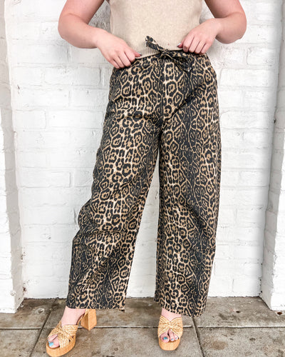 View From Here Leopard Pants
