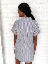 Load image into Gallery viewer, See It Now Navy Dress