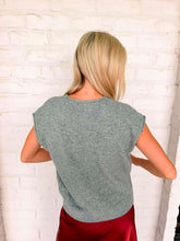 Load image into Gallery viewer, Rise Up Dark Grey Top