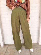 Load image into Gallery viewer, Queen Of Sparkles Olive Green Rhinestone Pants