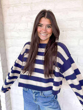 Load image into Gallery viewer, More To Come Denim Sweater