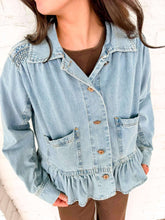 Load image into Gallery viewer, Light Denim Essentials Jacket