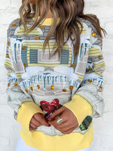 Load image into Gallery viewer, Queen Of Sparkles Yellow Trim Griswold House Sweatshirt