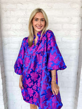 Load image into Gallery viewer, Cherry Blossom Royal Blue Dress