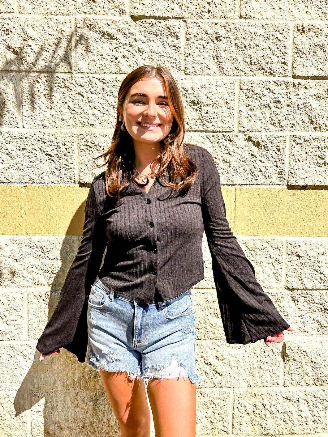 In the Flow Top Black