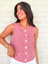 Load image into Gallery viewer, Phase Of Plaid Red Lace Set