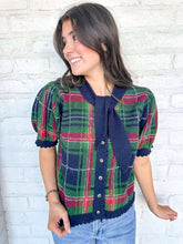 Load image into Gallery viewer, Holiday Fever Navy Top