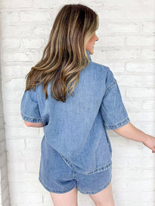 Purpose Matters Light Denim Set