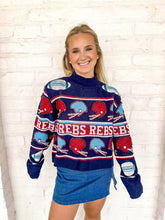 Load image into Gallery viewer, Queen Of Sparkles Ole Miss Vintage  Football Sweater