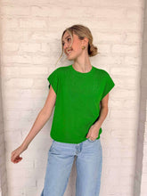 Load image into Gallery viewer, Ask Me Anything Green Top